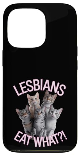 Subtle Lesbian Pride Cat Lesben Eat What Hülle für iPhone 13 Pro Subtle Lesbian Pride Cat Lesben Eat What Hülle für iPhone 13 Pro von Lesbian Merch & Lesbian Stuff