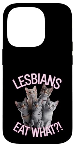 Subtle Lesbian Pride Cat Lesben Eat What Hülle für iPhone 14 Pro Subtle Lesbian Pride Cat Lesben Eat What Hülle für iPhone 14 Pro von Lesbian Merch & Lesbian Stuff