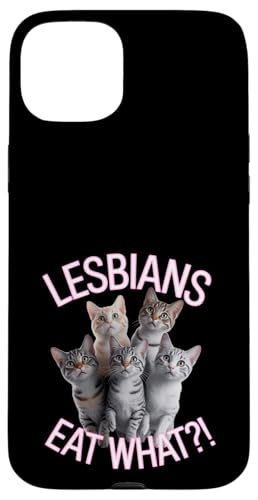 Subtle Lesbian Pride Cat Lesben Eat What Hülle für iPhone 15 Plus Subtle Lesbian Pride Cat Lesben Eat What Hülle für iPhone 15 Plus von Lesbian Merch & Lesbian Stuff