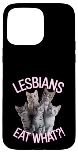 Subtle Lesbian Pride Cat Lesben Eat What Hülle für iPhone 15 Pro Max Subtle Lesbian Pride Cat Lesben Eat What Hülle für iPhone 15 Pro Max von Lesbian Merch & Lesbian Stuff