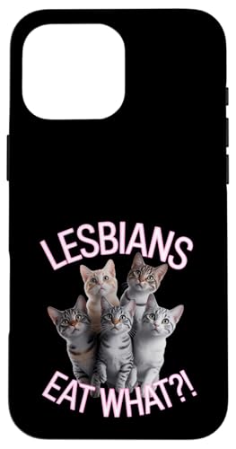 Subtle Lesbian Pride Cat Lesben Eat What Hülle für iPhone 16 Pro Max Subtle Lesbian Pride Cat Lesben Eat What Hülle für iPhone 16 Pro Max von Lesbian Merch & Lesbian Stuff