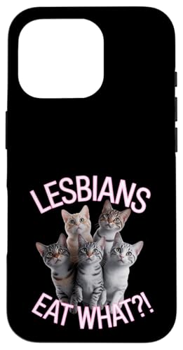 Subtle Lesbian Pride Cat Lesben Eat What Hülle für iPhone 16 Pro Subtle Lesbian Pride Cat Lesben Eat What Hülle für iPhone 16 Pro von Lesbian Merch & Lesbian Stuff