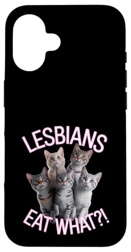 Subtle Lesbian Pride Cat Lesben Eat What Hülle für iPhone 16 Subtle Lesbian Pride Cat Lesben Eat What Hülle für iPhone 16 von Lesbian Merch & Lesbian Stuff