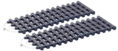 Lescars Anfahrhilfe Sand: 2er-Set Kfz-Anfahrhilfen mit Tragetasche, 60 x 22 cm (Pkw Anfahrhilfe Schnee, Anti-Rutsch-Anfahrhilfe, Autosicherheit) von Lescars