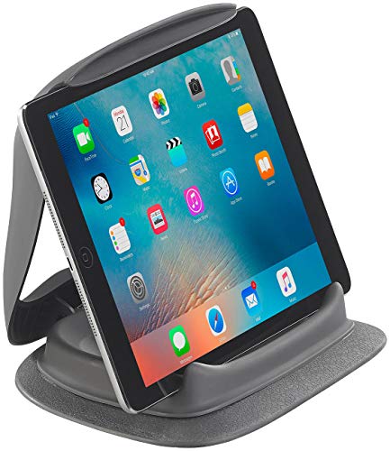 Lescars Tablethalter Auto: Tablet-Halterung fürs Armaturenbrett, Geräte bis 19 cm Breite (7"-10") (Tablet Halterung Auto vorne, Tablethalterung Kfz, Autohalterung iPad Mini) von Lescars