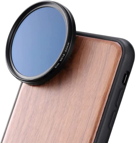 Universeller 17 mm auf 52 mm Handy-Kamera-Objektiv-Filter-Adapter, Smartphone-Ring-Video-Rig-Objektivadapter für 52 mm CPL-Variable ND-Filter, Set-Ringe für iPhone, Android-Handys (17 mm auf 52 mm) von Leshareselect