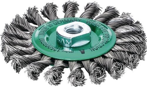 Lessmann Rundbürste D.125mm Drahtstärke 0,50mm VA glatt 14mm 12500min-¹ 1 von Lessmann