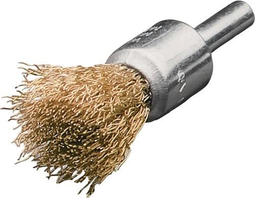 Lessmann Rundbürste D.17mm Drahtstärke 0,20mm MS gewellt 20000min-¹ 10 452541 von Lessmann
