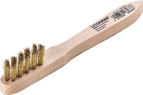 Lessmann Zündkerzenbürste L.150mm 0,15mm Messingdraht gewellt 3-reihig Btl. Lessmann Zündkerzenbürste L.150mm 0,15mm Messingdraht gewellt 3-reihig Btl. von Lessmann