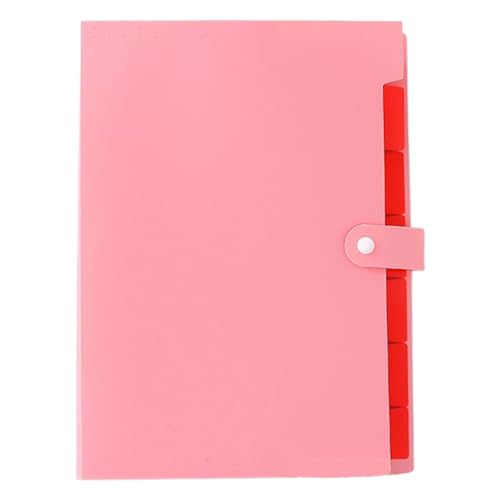 Lesunbak Aktenordner | Papier-Organizer | A4-Größe, tragbarer Multifunktions-Aktenordner mit farbigen Etiketten und 7 Taschen für Zuhause, Geschäft, Rechnungsbelege von Lesunbak