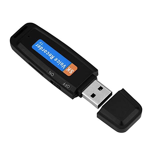 LetCart Digitaler Sprachrekorder, U Disk Shaped Recorder USB 2.0 Digitaler Sprachrekorder Flash Drive Mini Audio Recorder für Konferenzen und Interviews von LetCart