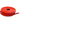 LETBÄK PLAST Markierungsband Orange 0,3 x 25 mm „Achten Sie auf Lichtleiter“, 250-Meter-Rolle. - (250 Meter) von Letbæk Plast A/S