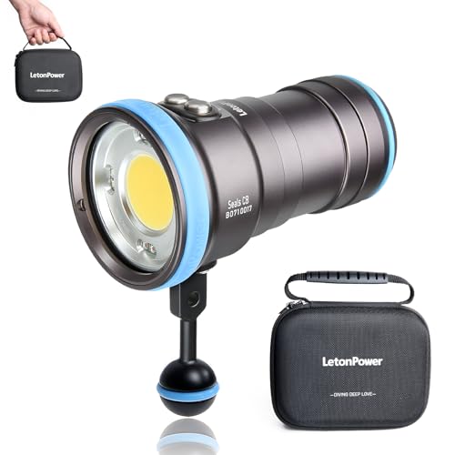 LetonPower Seal CB 4000 Lumen Tauchlampe für Unterwasser-Fotografie, 100m Unterwasser videoleuchte 94 CRI 120° Breiten Strahlwinkel Scuba-Taschenlampe für professionelle Tauchfotografie Fill Light LetonPower Seal CB 4000 Lumen Tauchlampe für Unterwasser-Fotografie, 100m Unterwasser videoleuchte 94 CRI 120° Breiten Strahlwinkel Scuba-Taschenlampe für professionelle Tauchfotografie Fill Light von LetonPower