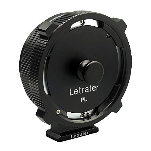Letrater PL-EOS R Objektivadapter für PL Objektiv Konvertierung zu Canon RF Kameras, z.B. EOS R, RF, R5, R6, C70, Komodo Kameras, matt schwarz von Letrater