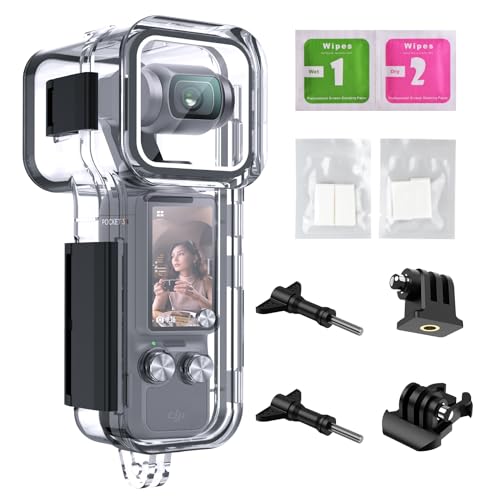 Waterproof Housing Case for DJI Osmo Pocket 3, Touchscreen Underwater Dive Case Waterproof up to 50m/164/ft with Helmet Bracket & 1/4 Bracket Accessories Waterproof Housing Case for DJI Osmo Pocket 3, Touchscreen Underwater Dive Case Waterproof up to 50m/164/ft with Helmet Bracket & 1/4 Bracket Accessories von Letrater