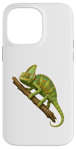 Ast Crawling Chamäleon Dschungel Kunstdruck Design Hülle für iPhone 14 Pro Max von LetterTrunk