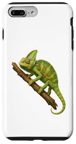 Ast Crawling Chamäleon Dschungel Kunstdruck Design Hülle für iPhone 7 Plus/8 Plus von LetterTrunk