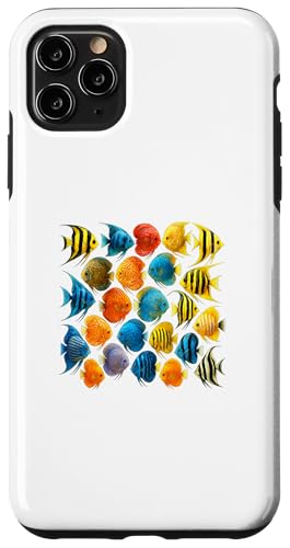 Diskus Angelfish Collage Tropical Aquariumcore Art Design Hülle für iPhone 11 Pro Max Diskus Angelfish Collage Tropical Aquariumcore Art Design Hülle für iPhone 11 Pro Max von LetterTrunk