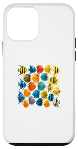 Diskus Angelfish Collage Tropical Aquariumcore Art Design Hülle für iPhone 12 mini von LetterTrunk