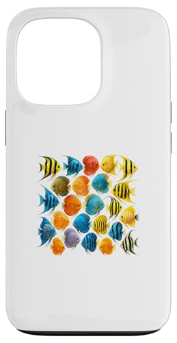 Diskus Angelfish Collage Tropical Aquariumcore Art Design Hülle für iPhone 13 Pro Diskus Angelfish Collage Tropical Aquariumcore Art Design Hülle für iPhone 13 Pro von LetterTrunk