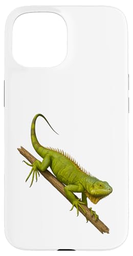 Dschungel Leguan Abstieg Realistisches Reptilien-Eidechsen-Design Hülle für iPhone 15 von LetterTrunk