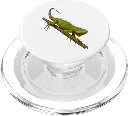 Dschungel Leguan Abstieg Realistisches Reptilien-Eidechsen-Design PopSockets PopGrip für MagSafe Dschungel Leguan Abstieg Realistisches Reptilien-Eidechsen-Design PopSockets PopGrip für MagSafe von LetterTrunk