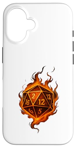Dungeon Art Fantasy Würfel Flamme ästhetisches Design Hülle für iPhone 16 Dungeon Art Fantasy Würfel Flamme ästhetisches Design Hülle für iPhone 16 von LetterTrunk