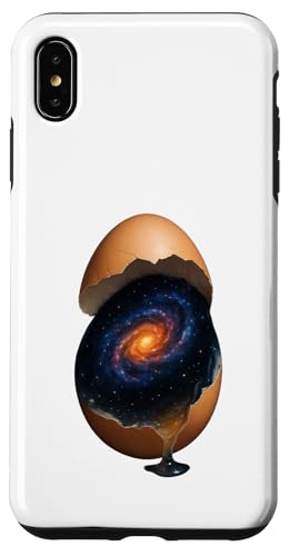 Galaxy Cosmic Surrealism Ei-Design Hülle für iPhone XS Max von LetterTrunk