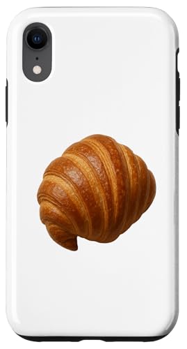 Golden Croissant Minimal Pastrycore Ästhetisches Kunstdesign Hülle für iPhone XR Golden Croissant Minimal Pastrycore Ästhetisches Kunstdesign Hülle für iPhone XR von LetterTrunk