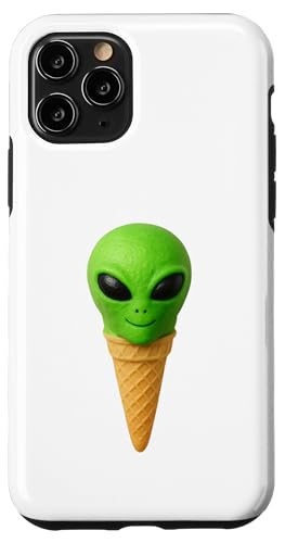 Lustige Alien-Eistüte Süßes Sci-Fi-Dessert Hülle für iPhone 11 Pro von LetterTrunk