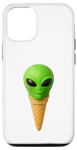 Lustige Alien-Eistüte Süßes Sci-Fi-Dessert Hülle für iPhone 12/12 Pro von LetterTrunk
