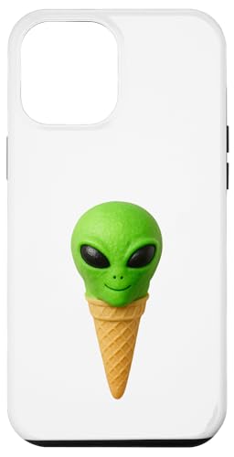 Lustige Alien-Eistüte Süßes Sci-Fi-Dessert Hülle für iPhone 12 Pro Max von LetterTrunk