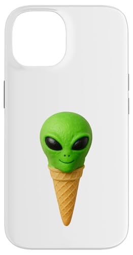 Lustige Alien-Eistüte Süßes Sci-Fi-Dessert Hülle für iPhone 14 von LetterTrunk