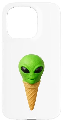 Lustige Alien-Eistüte Süßes Sci-Fi-Dessert Hülle für iPhone 15 Pro von LetterTrunk