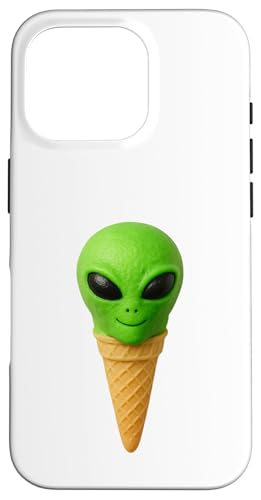Lustige Alien-Eistüte Süßes Sci-Fi-Dessert Hülle für iPhone 16 Pro von LetterTrunk