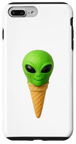 Lustige Alien-Eistüte Süßes Sci-Fi-Dessert Hülle für iPhone 7 Plus/8 Plus von LetterTrunk