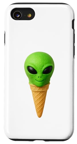Lustige Alien-Eistüte Süßes Sci-Fi-Dessert Hülle für iPhone SE (2020) / 7 / 8 von LetterTrunk