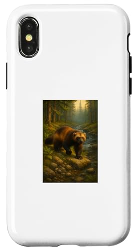 Mountain Beast Wildlife Forestcore Predator Ästhetisches Design Hülle für iPhone X/XS Mountain Beast Wildlife Forestcore Predator Ästhetisches Design Hülle für iPhone X/XS von LetterTrunk