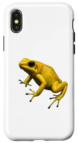 Pfeil Frosch Dschungel Wildlife Art Design Hülle für iPhone X/XS von LetterTrunk