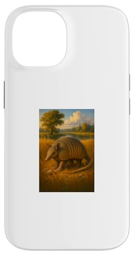 Prairie Wildlife Realistisches Gürteltier Natur Kunst Design Hülle für iPhone 14 von LetterTrunk