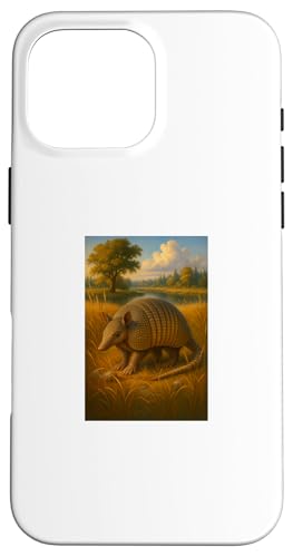 Prairie Wildlife Realistisches Gürteltier Natur Kunst Design Hülle für iPhone 16 Pro Max von LetterTrunk