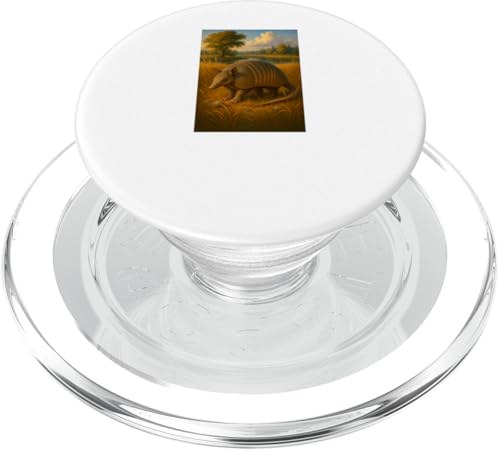 Prairie Wildlife Realistisches Gürteltier Natur Kunst Design PopSockets PopGrip für MagSafe Prairie Wildlife Realistisches Gürteltier Natur Kunst Design PopSockets PopGrip für MagSafe von LetterTrunk