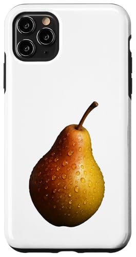 Realistische Birnenfrucht - minimalistisches ästhetisches Design Hülle für iPhone 11 Pro Max von LetterTrunk