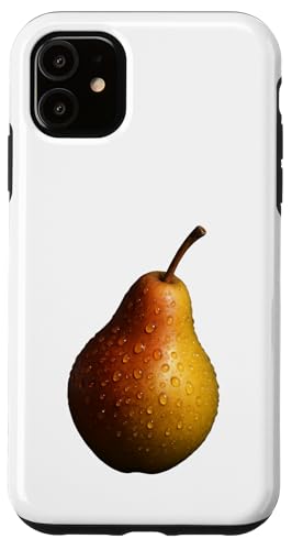 Realistische Birnenfrucht - minimalistisches ästhetisches Design Hülle für iPhone 11 von LetterTrunk