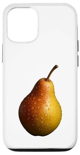 Realistische Birnenfrucht - minimalistisches ästhetisches Design Hülle für iPhone 12/12 Pro von LetterTrunk