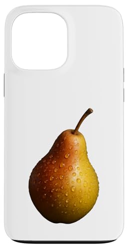 Realistische Birnenfrucht - minimalistisches ästhetisches Design Hülle für iPhone 13 Pro Max von LetterTrunk