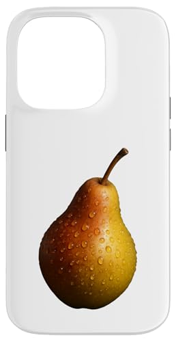 Realistische Birnenfrucht - minimalistisches ästhetisches Design Hülle für iPhone 14 Pro von LetterTrunk