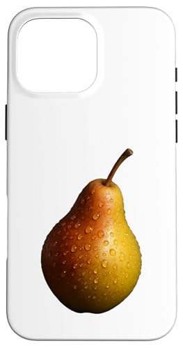 Realistische Birnenfrucht - minimalistisches ästhetisches Design Hülle für iPhone 16 Pro Max von LetterTrunk