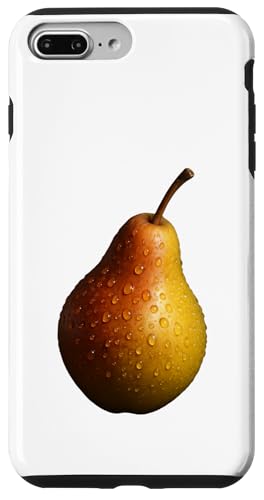 Realistische Birnenfrucht - minimalistisches ästhetisches Design Hülle für iPhone 7 Plus/8 Plus von LetterTrunk