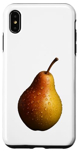 Realistische Birnenfrucht - minimalistisches ästhetisches Design Hülle für iPhone XS Max von LetterTrunk